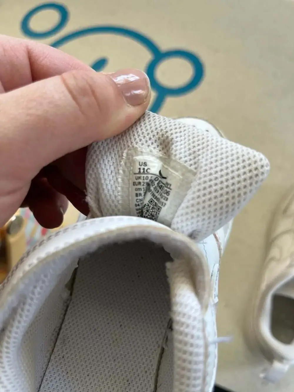 Nike Court Borough Low 2 White Kids Sneakers Size 11C